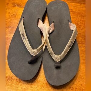 Reef Gold Flip Flops